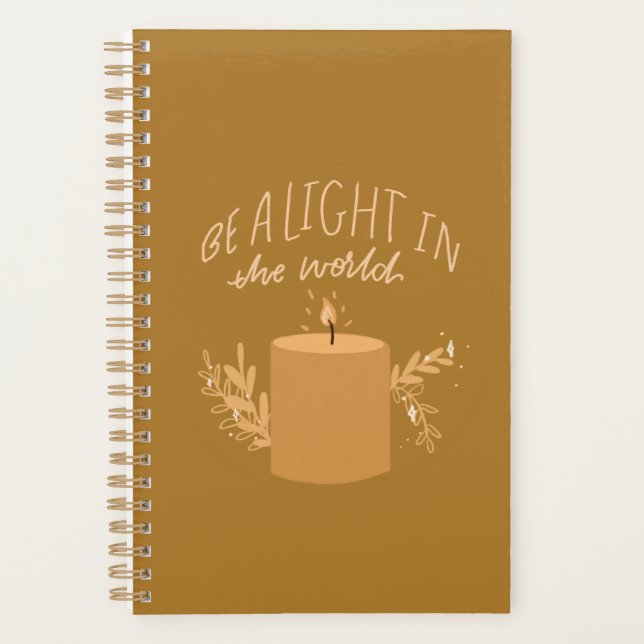 Be the Light in the World  Planner (Front)