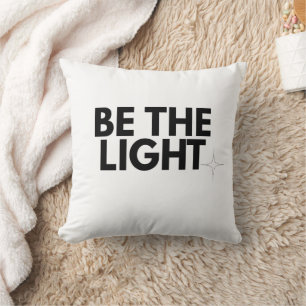 Be the Light - Matthew 5:14 Christian Aesthetic Sh Cushion