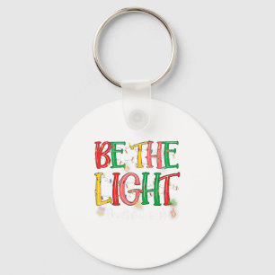 Be The Light Matthew 5_14 Christian Merry Christma Key Ring