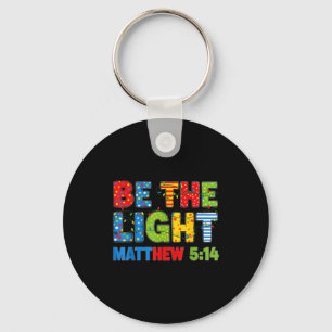 Be The Light Matthew 5 14 Key Ring