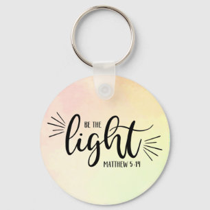 Be the Light Matthew 5:14 Key Ring