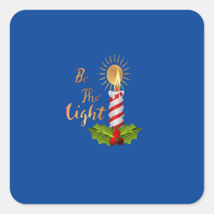 Be the light square sticker