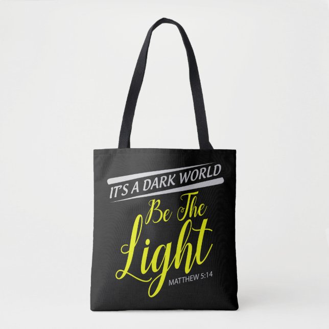 Be the Light Tote Bag (Front)