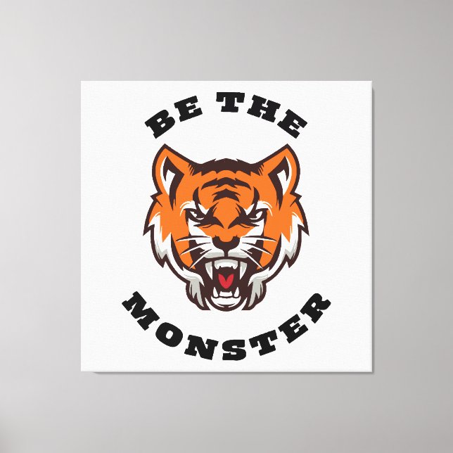 BE THE MONSTER CANVAS PRINT (Front)