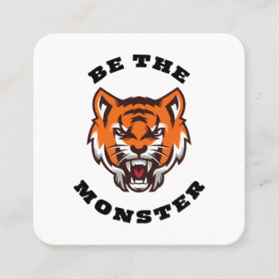 BE THE MONSTER SQUARE BUSINESS CARD