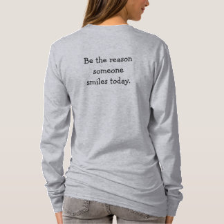 Be The Reason Women's Hanes Nano Long Sleeve T-Shi T-Shirt