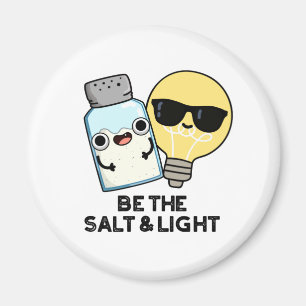 Be The Salt And Light Funny Bible Pun  Magnet