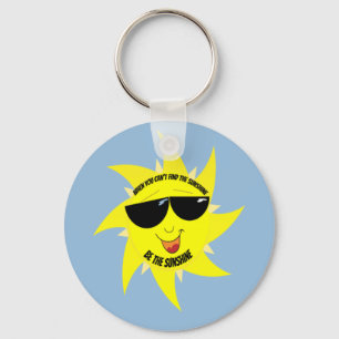 Be The Sunshine Rainbow Key Ring