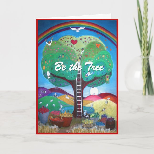 "Be the Tree" Fruits of the Spirit Greeting Card (Front)