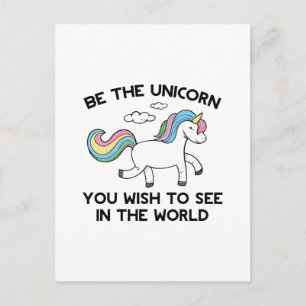 Be The Unicorn Postcard