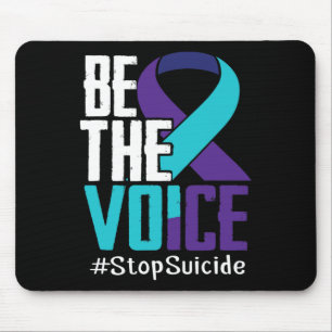 Be the Voice Stop Suicide Awareness Mental Health  Mouse Mat