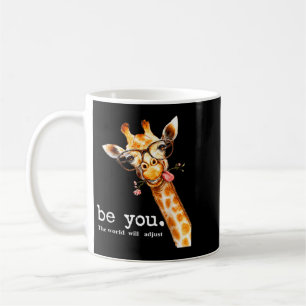 Be The World Will Adjust Cute Lover Giraffe Gles Coffee Mug