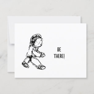 Be There Postcard