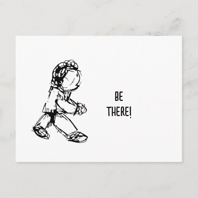 Be There Postcard (Front)