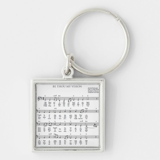 Be Thou My Vision Key Ring (Front)