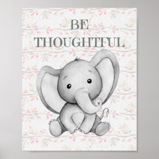 "Be Thoughtful" Kids Wall Art