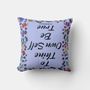 Be True Quote Cushion