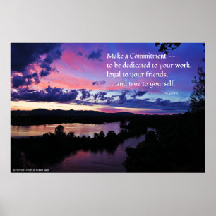 Be True to Yourself...Inspirational Poster