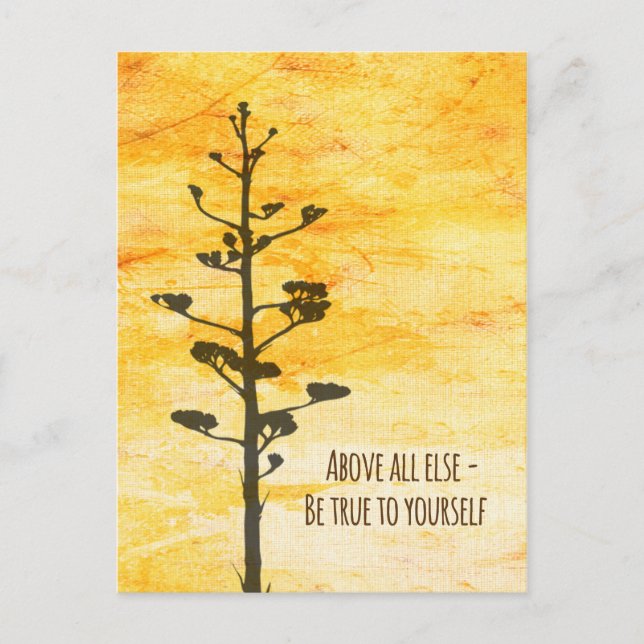 Be True to Yourself Postcard (Front)