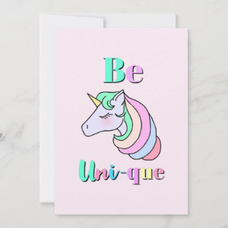 Be Uni-que Holiday Card