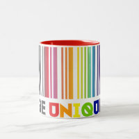 Be Unique Bar Code Lgbt Pride