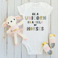 Be Unique | Be Yourself | Metaphor Unicorn / Horse