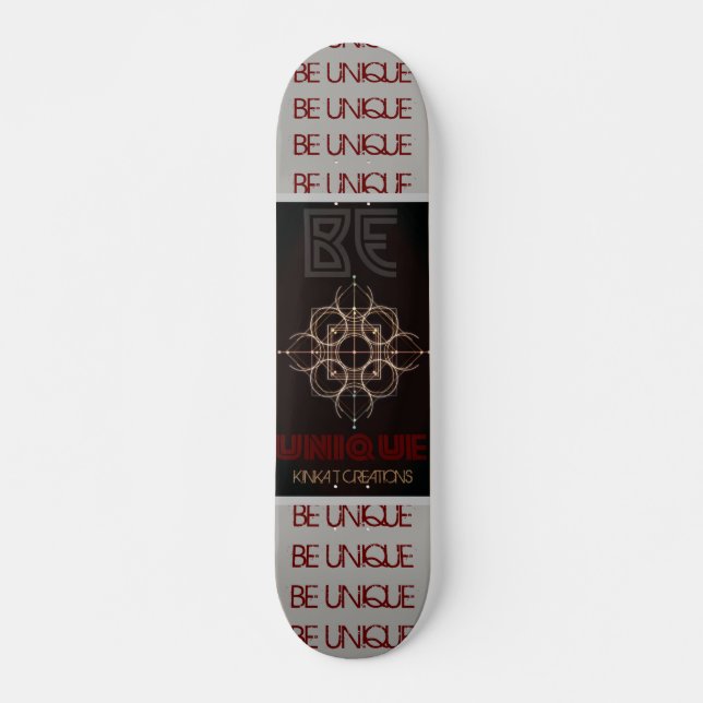 Be Unique Skateboard Deck 7¾" (Front)