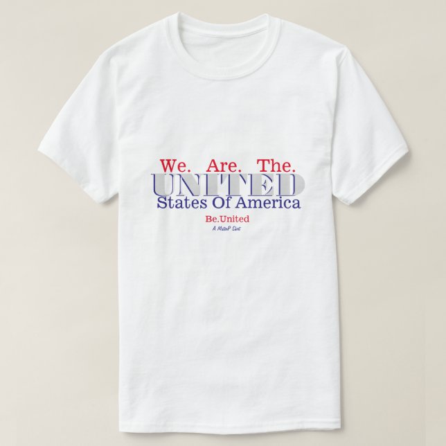 Be.United - A Mister P Shirt (Design Front)