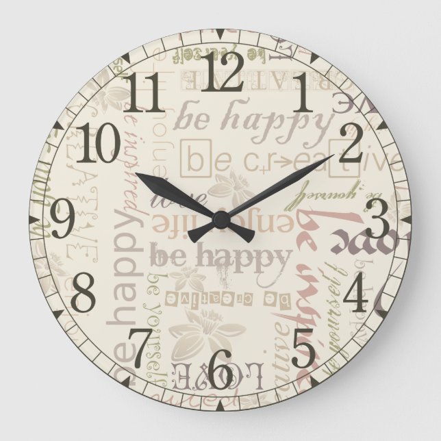 Be vintage again Wall Clock (Front)