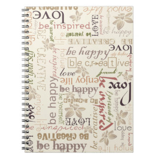 "Be vintage" Notebook