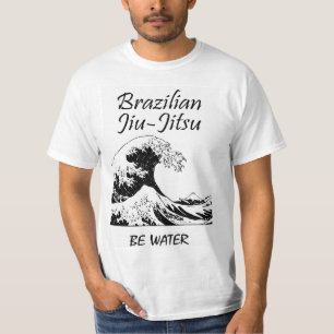 Be Water BJJ T-Shirt - Brazilian Jiu-Jitsu Tshirt
