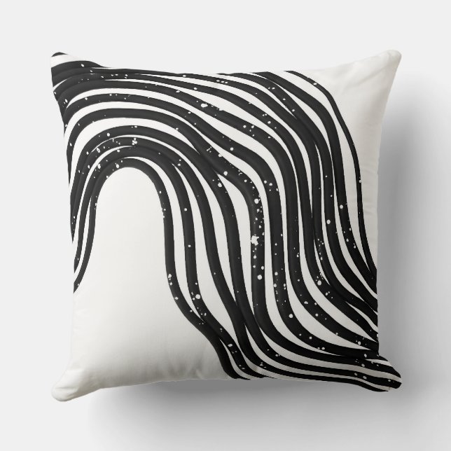 Be Wavy, Never Straight Cushion (Back)