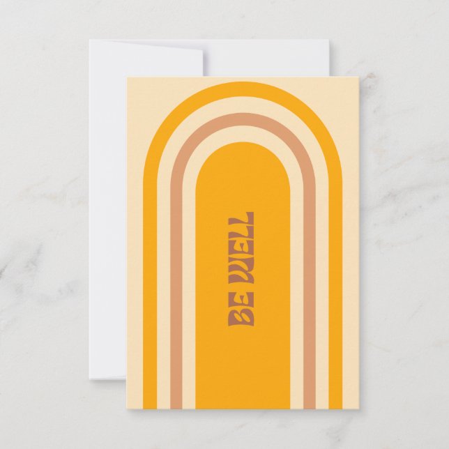 Be Well Notecards - Sand (Front)
