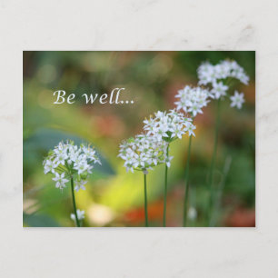 Be well postcard