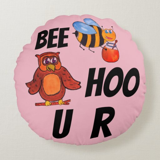 Image of Be Who You Are Round Cushion