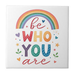 Be who you are tile