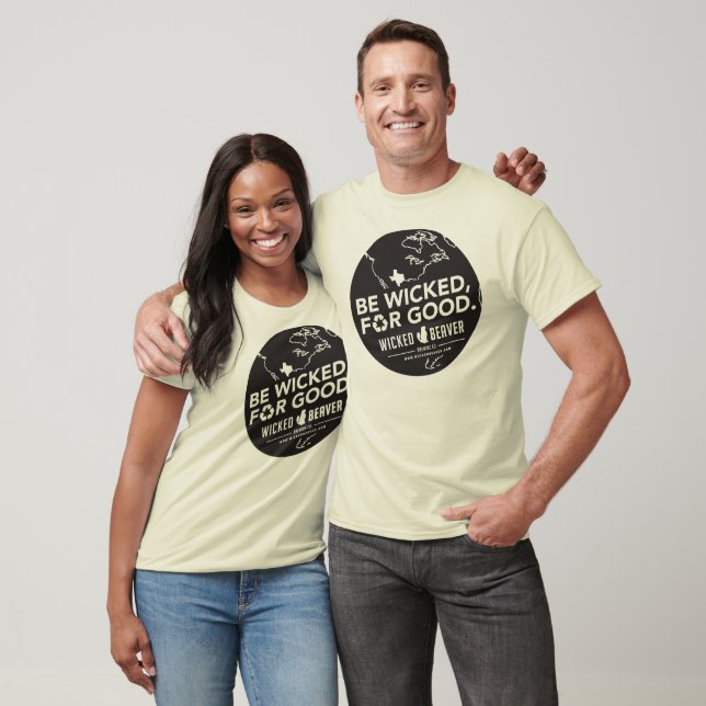 Be Wicked, For Good. on Natural Organic Cotton T-Shirt (Unisex)