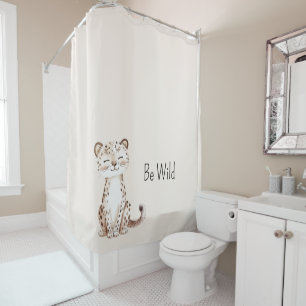Be Wild Cheetah Shower Curtain