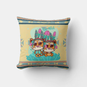 Be Wild Little Tigers Cushion