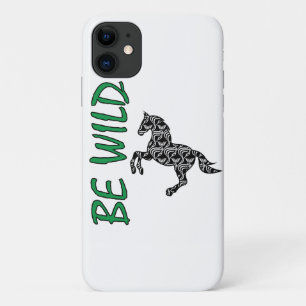 Be Wild-Strong and Decorative Horse  iPhone 11 Case