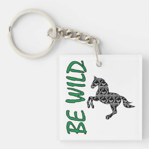 Be Wild – Strong Decorative Horse Design Inspiring Key Ring