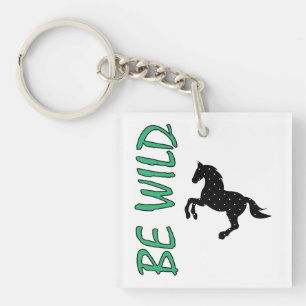 Be Wild-Strong Decorative horse design Key Ring