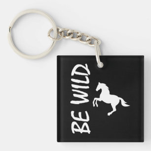 Be Wild – Strong Decorative Horse Design Key Ring