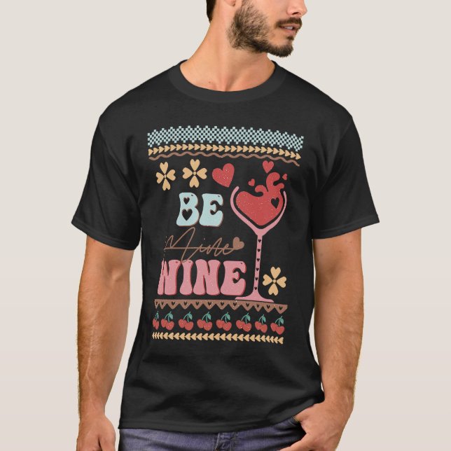 Be Wine Ugly Sweaters idea  Anti Valentine's Day (Front)