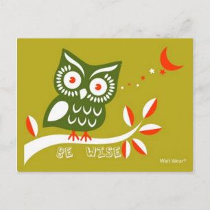 Be Wise Postcard