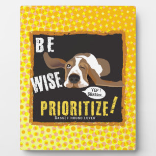 Be Wise, Prioritise!  Plaque