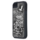 Be wise tattoo style owl artwork.