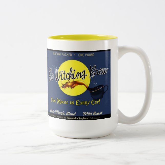 Be Witching Brew Coffee Two-Tone Coffee Mug (Right)