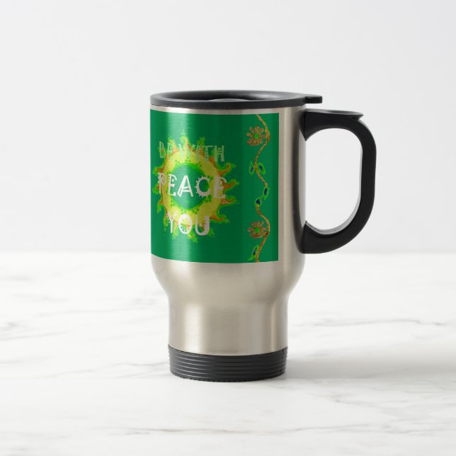 Be With You Peace Travel Mug (Right)