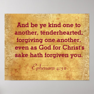 Be Ye Kind To One Another - Ephesians 4:32 print
